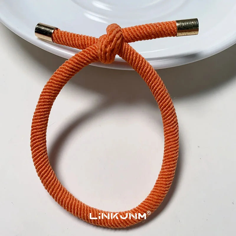 Gold Plated Hair Tie Set (10 Pieces)