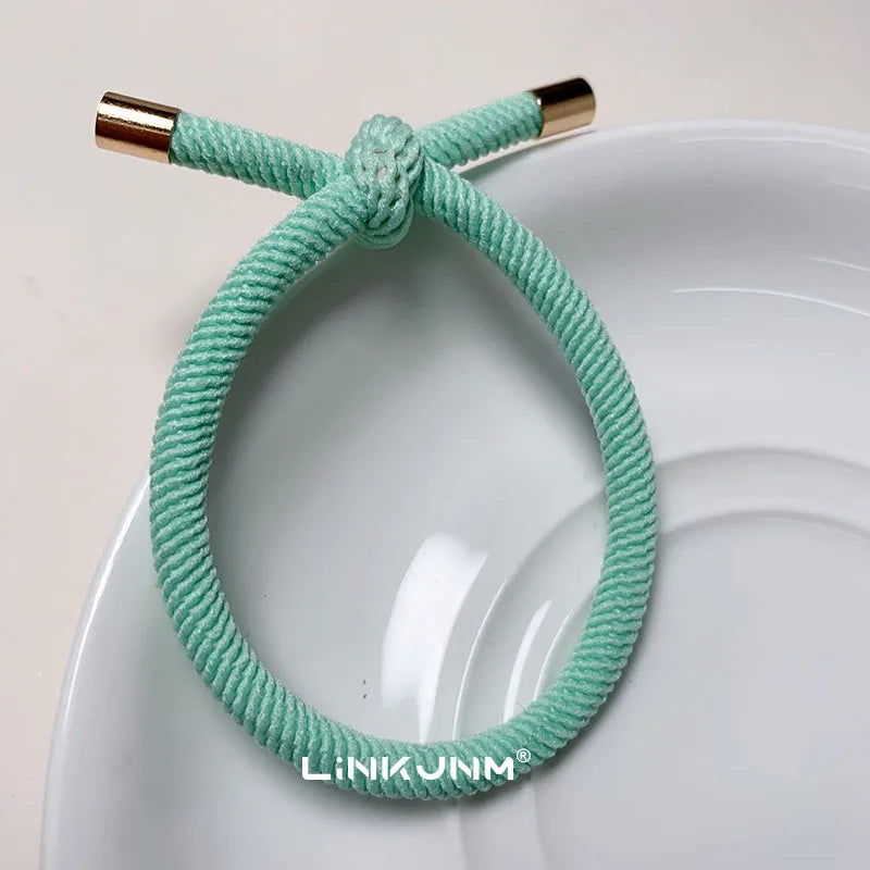 Gold Plated Hair Tie Set (10 Pieces)