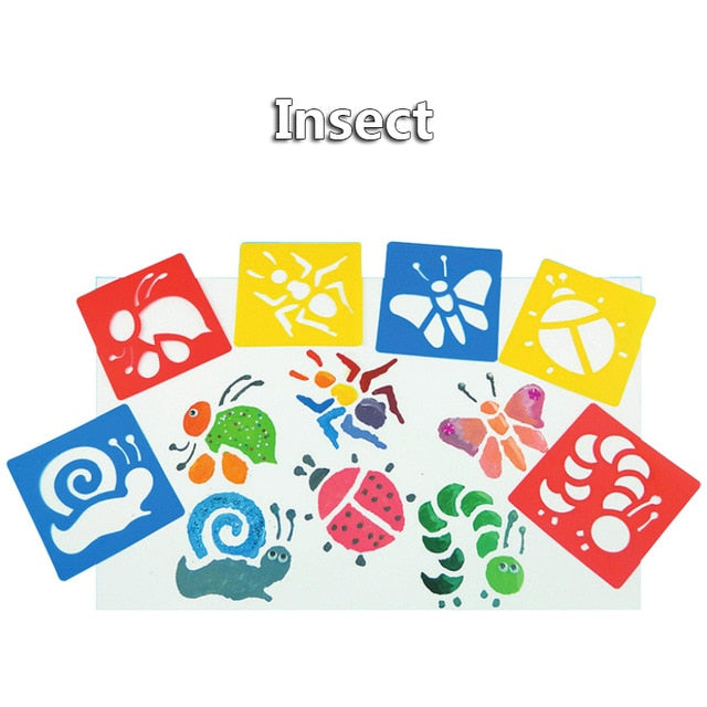 Cute Stencils (6 Pieces) (10 Variants)