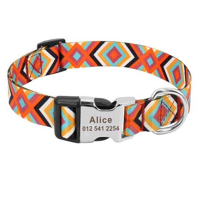Printed Pet Collar (11 Designs)