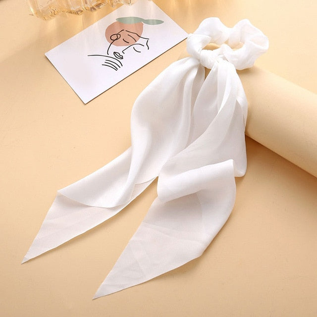 Satin Bowknot Hair Tie (13 Colors)