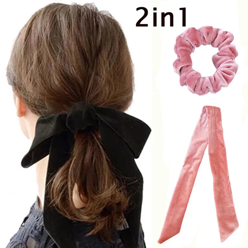 Velvet Ribbon Scrunchie