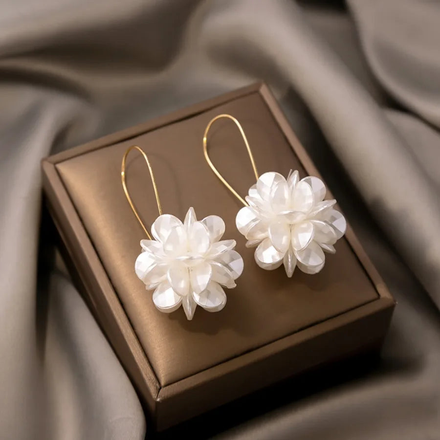 Flower Ball Earrings