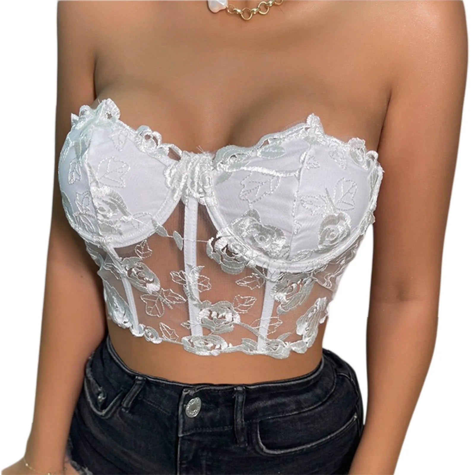 Floral Bustier Top (6 Colors)