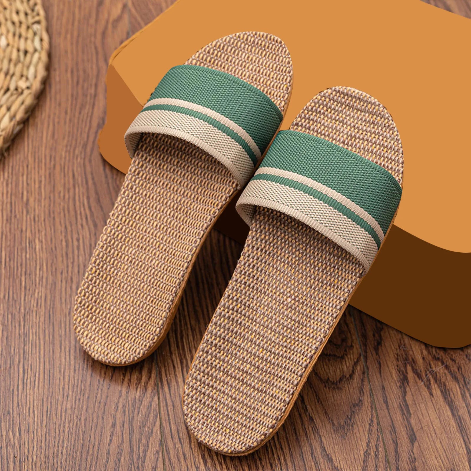 Beach Linen Slippers (3 Colors)