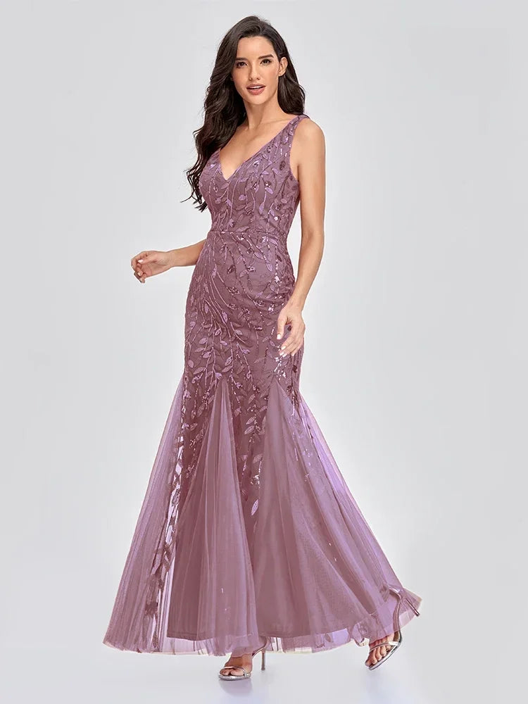 Emily Evening Dress (4 Colors)