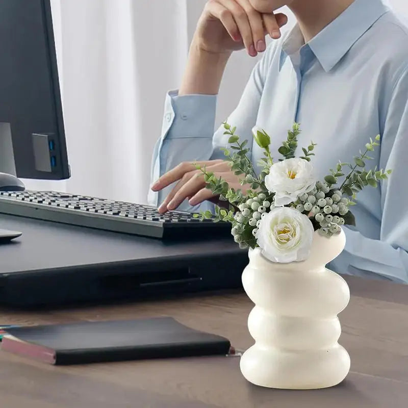 Nordic Spiral Flower Vase