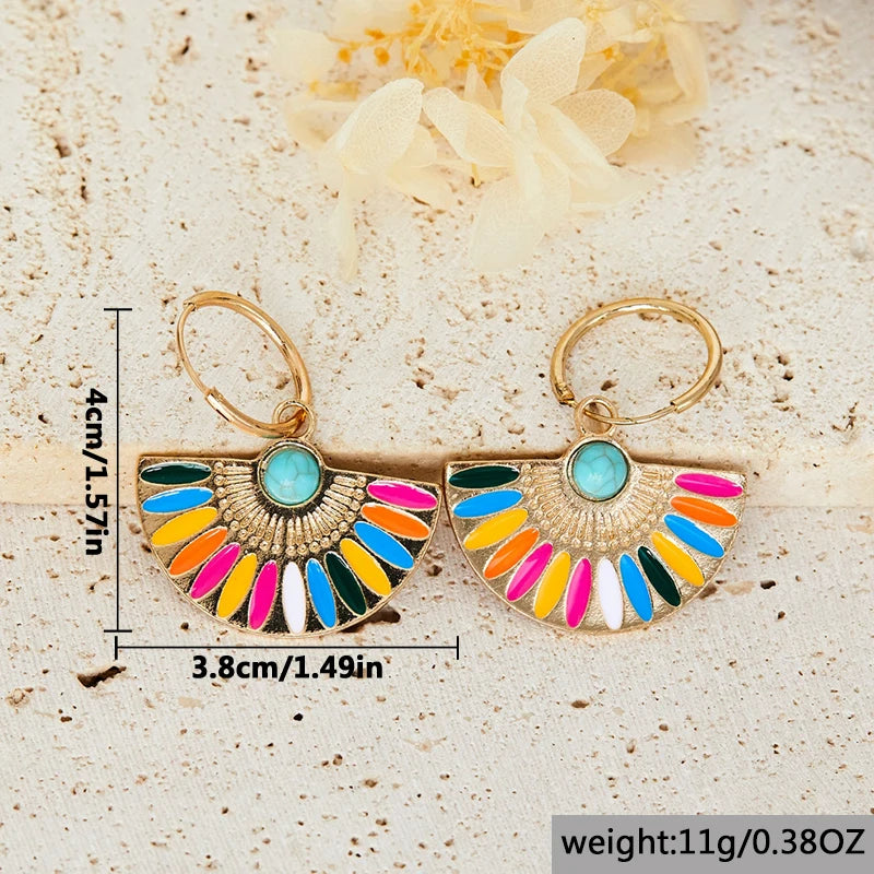 Fan Earrings