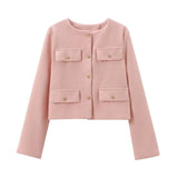 Elegant Cropped Jacket (6 Colors)