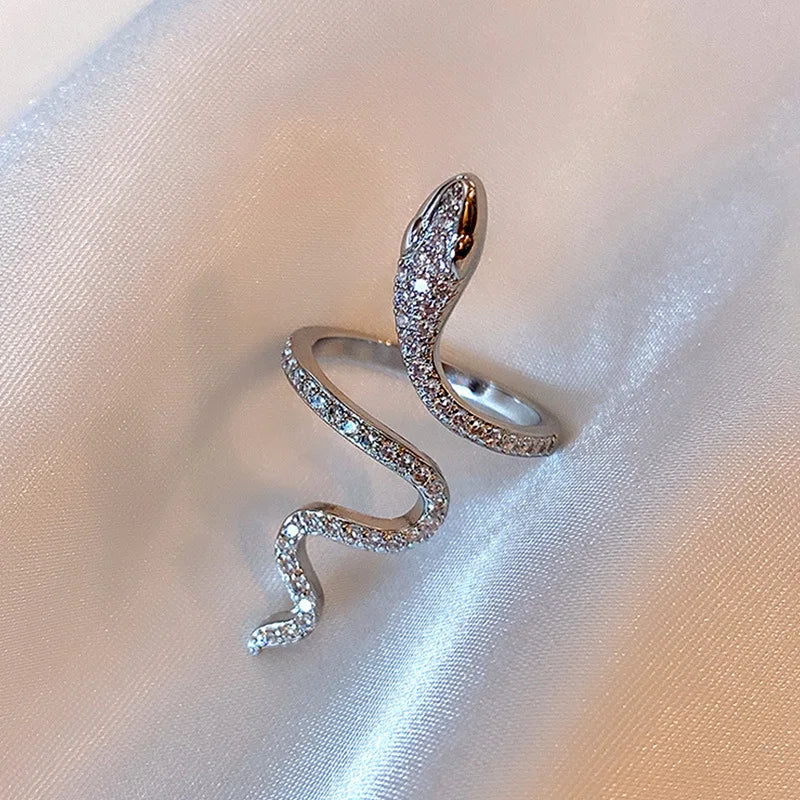 Snake Zirconia Ring