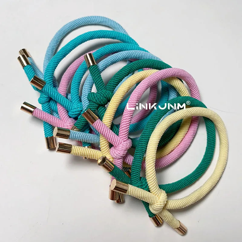 Gold Plated Hair Tie Set (10 Pieces)