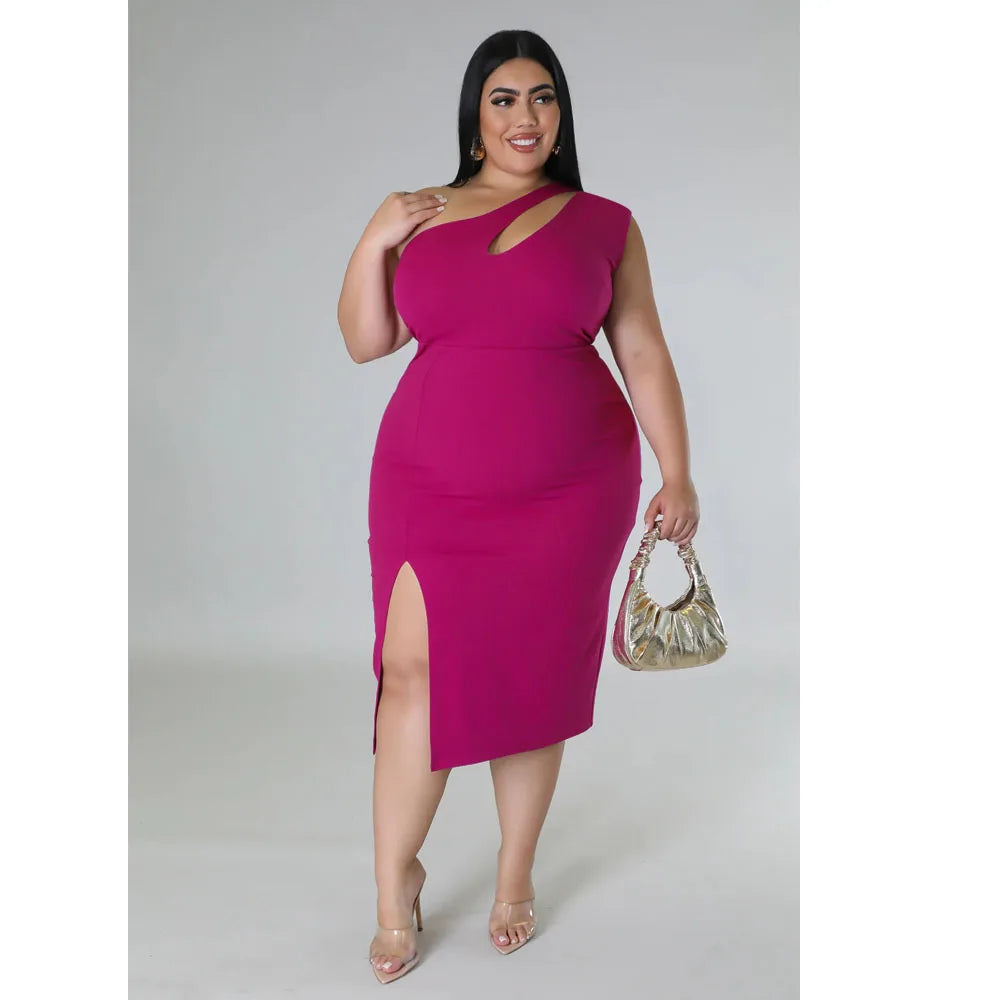 Plus Size Bodycon Dress (3 Colors)