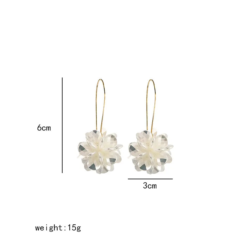 Flower Ball Earrings