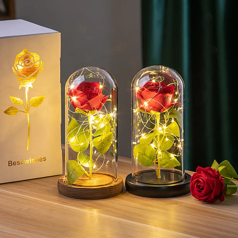 Eternal Rose LED Light Flower (18 Designs)