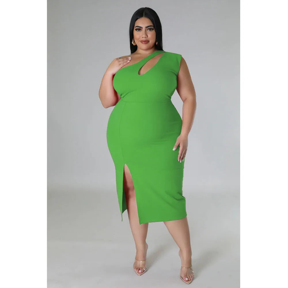 Plus Size Bodycon Dress (3 Colors)