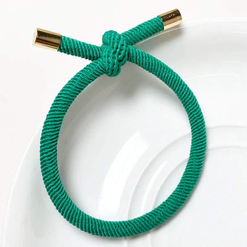 Gold Plated Hair Tie Set (10 Pieces)