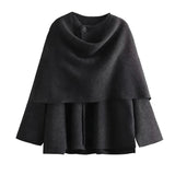 Winter Chic Scarf Jacket (6 Colors)