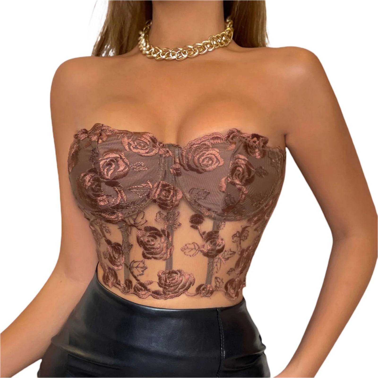 Floral Bustier Top (6 Colors)