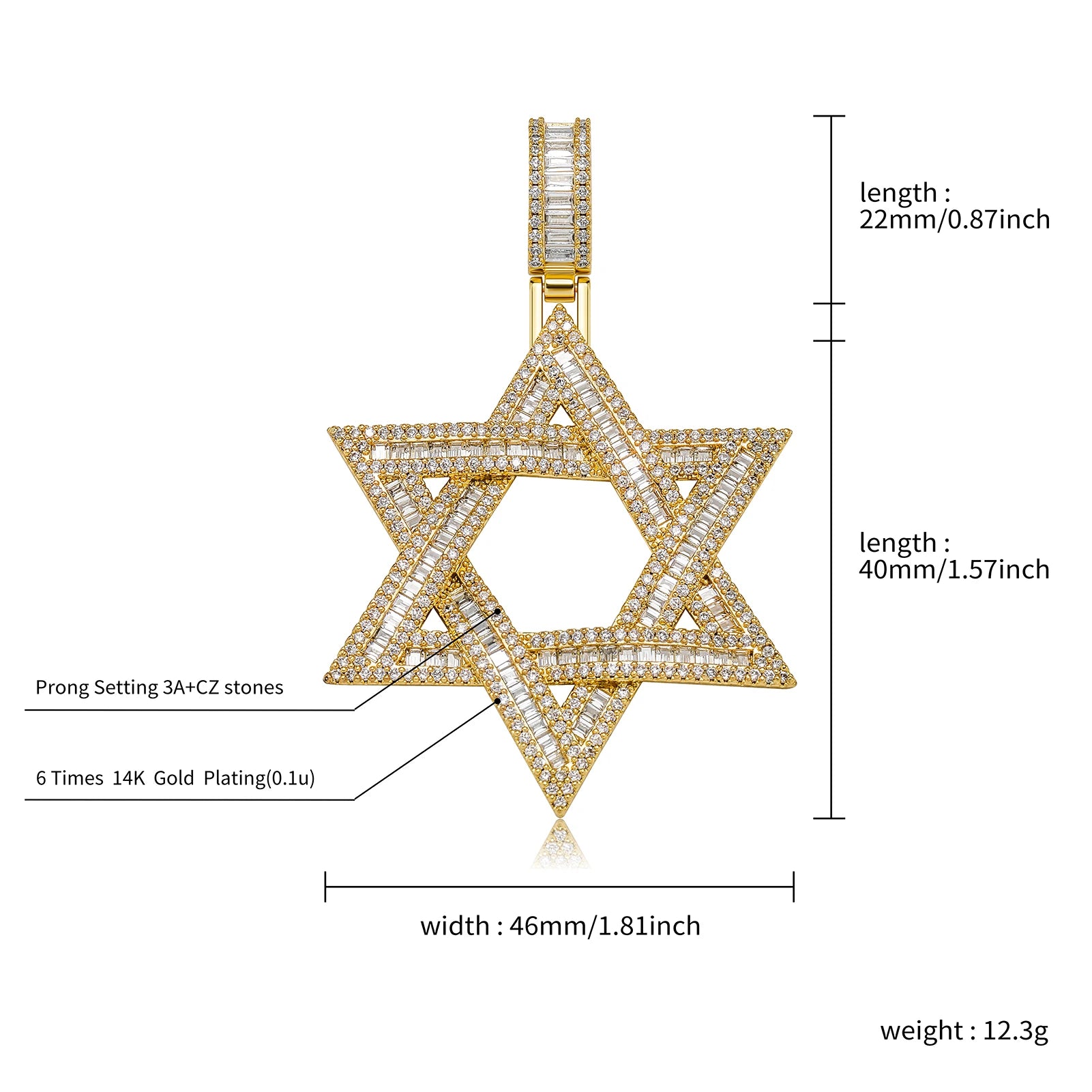 Star of David Necklace