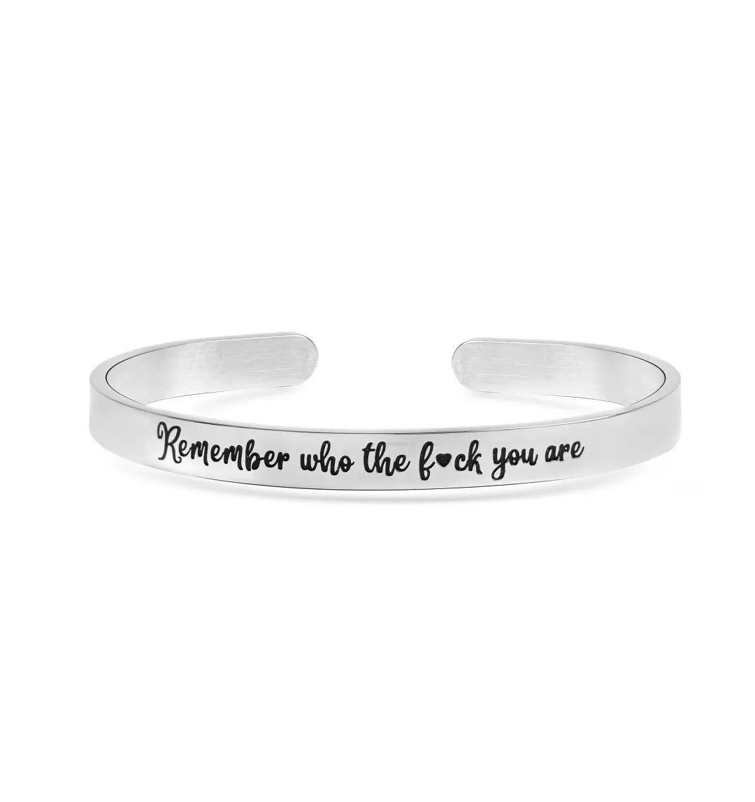 Remember Who Bangle - Exclusive Price