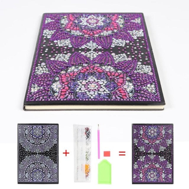 DIY Notebook Diamond Painting (15 Patterns)