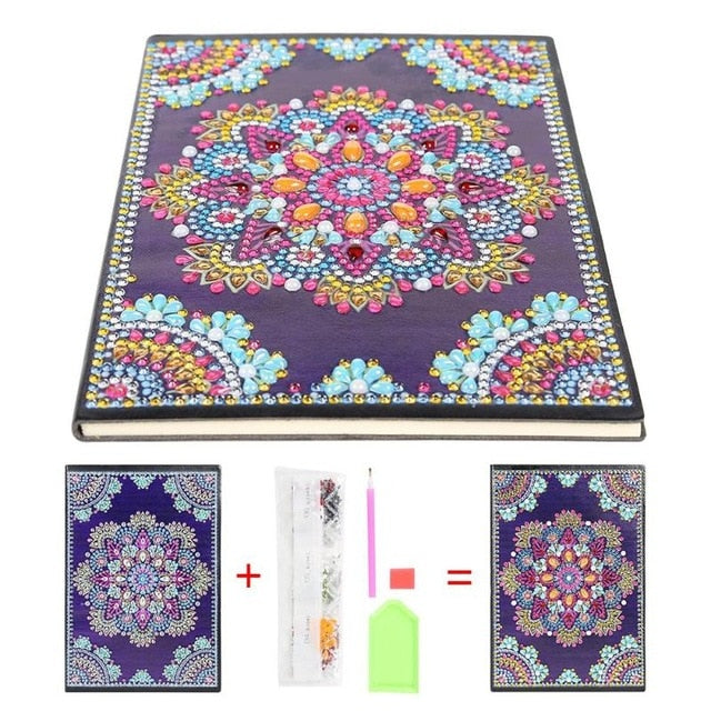 DIY Notebook Diamond Painting (15 Patterns)