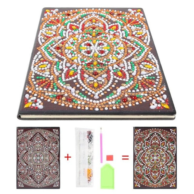 DIY Notebook Diamond Painting (15 Patterns)