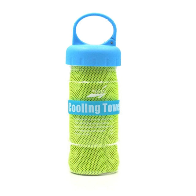 Cooling Towel with Bottle (4 Colors)