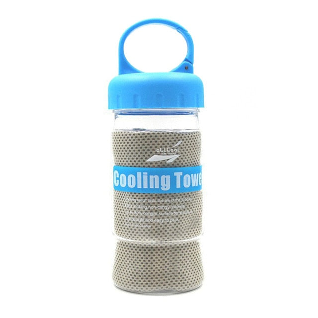 Cooling Towel with Bottle (4 Colors)