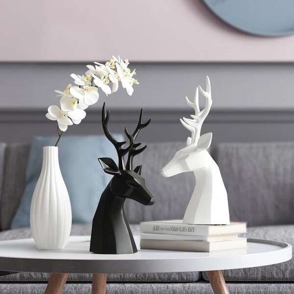 Sitting Deer Figurine