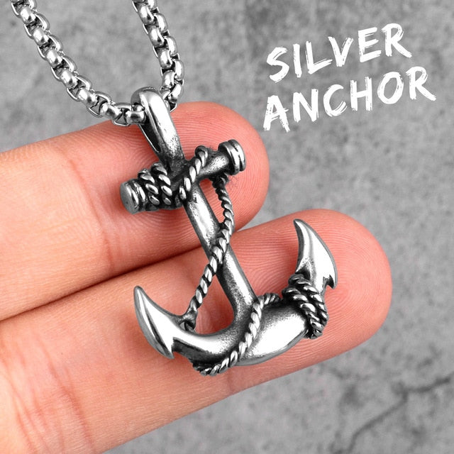 Anchor Necklace (4 Colors)