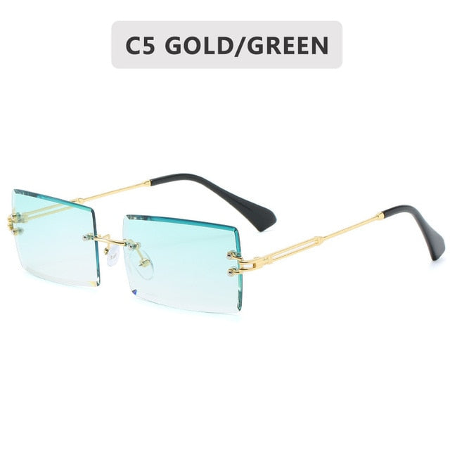 Retro Rectangular Glasses (8 Colors)