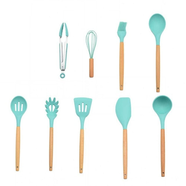 Silicone Cooking Utensils Set