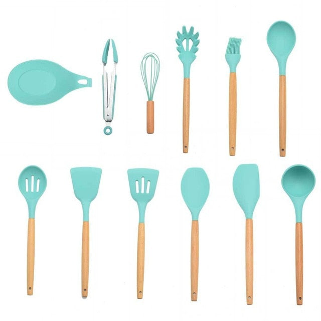 Silicone Cooking Utensils Set