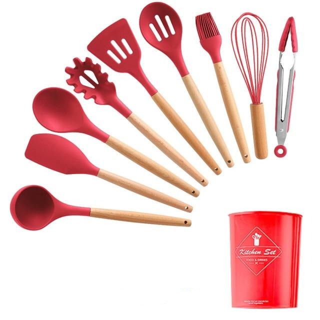 Silicone Cooking Utensils Set