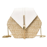 Hexagon Rattan Bag