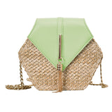 Hexagon Rattan Bag