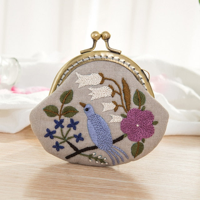 Floral DIY Coin Purse