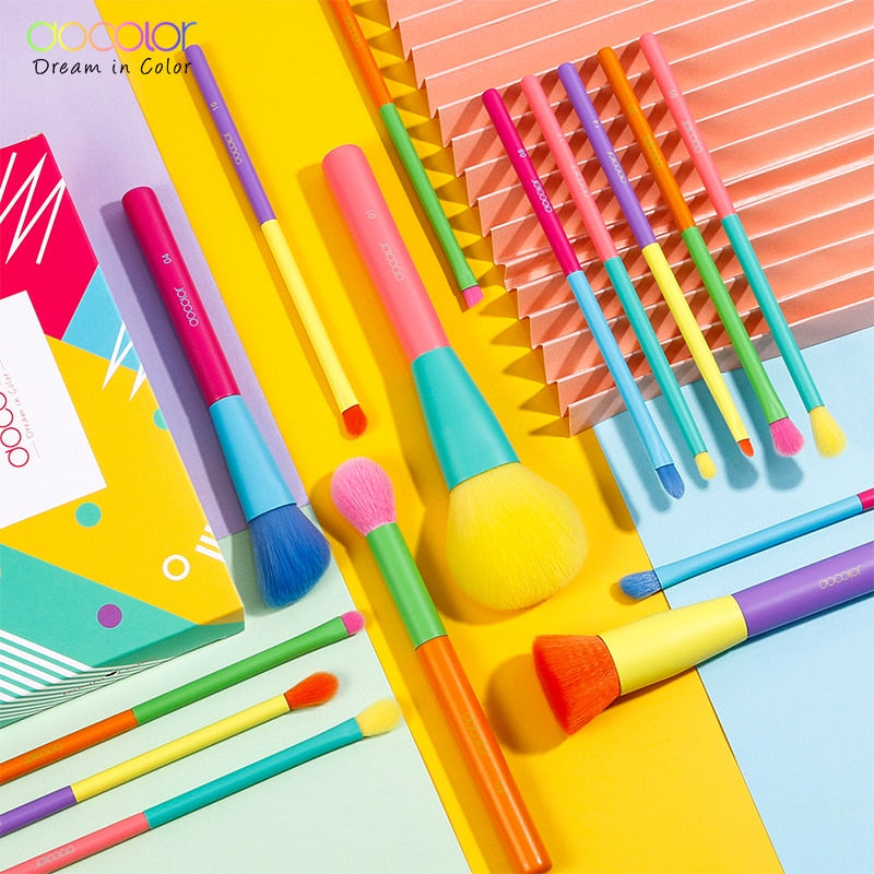 Colorful Brush Set (15 Pieces/Set)