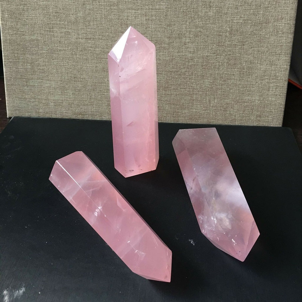 Pink Rose Quartz Crystal