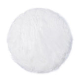 Round Sheepskin Rug (4 Colors)