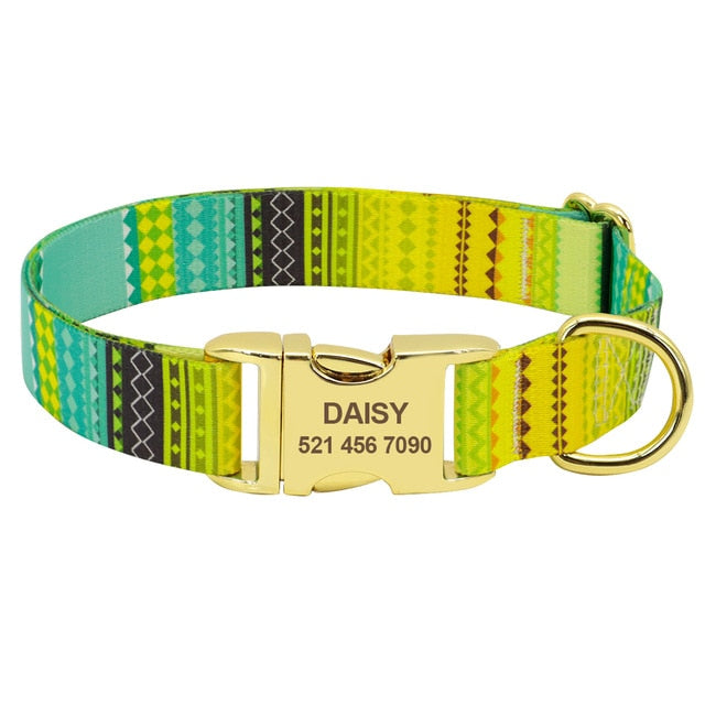 Printed Pet Collar (11 Designs)