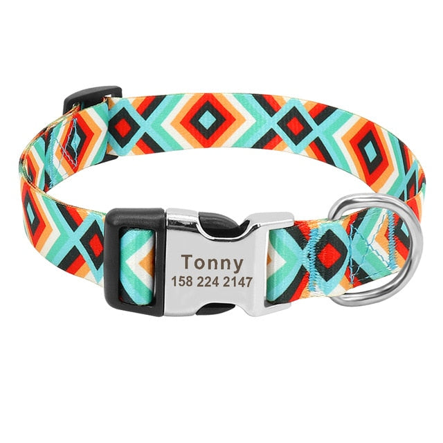 Printed Pet Collar (11 Designs)