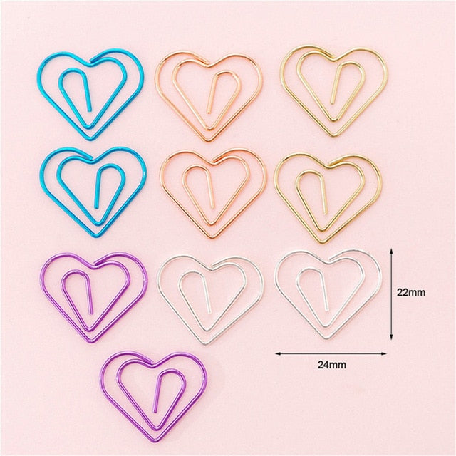 Cute Paper Clips (10 Pieces/Set)