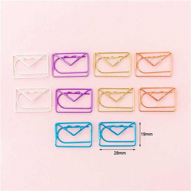 Cute Paper Clips (10 Pieces/Set)