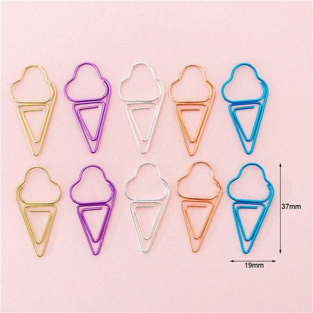 Cute Paper Clips (10 Pieces/Set)