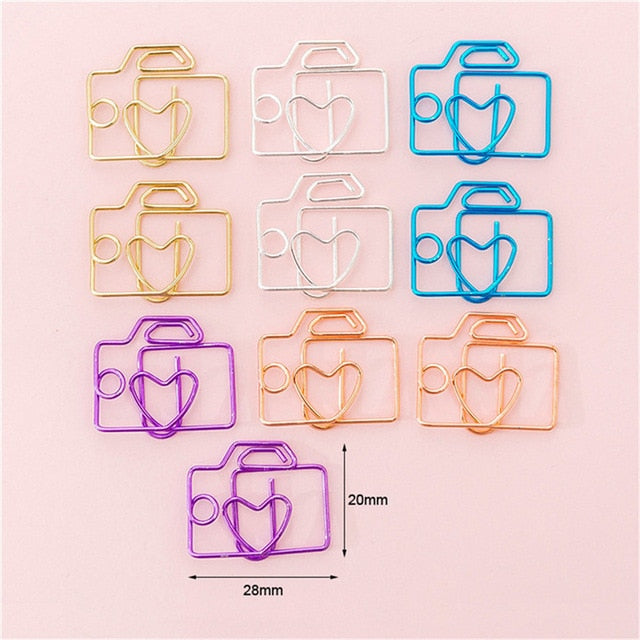 Cute Paper Clips (10 Pieces/Set)