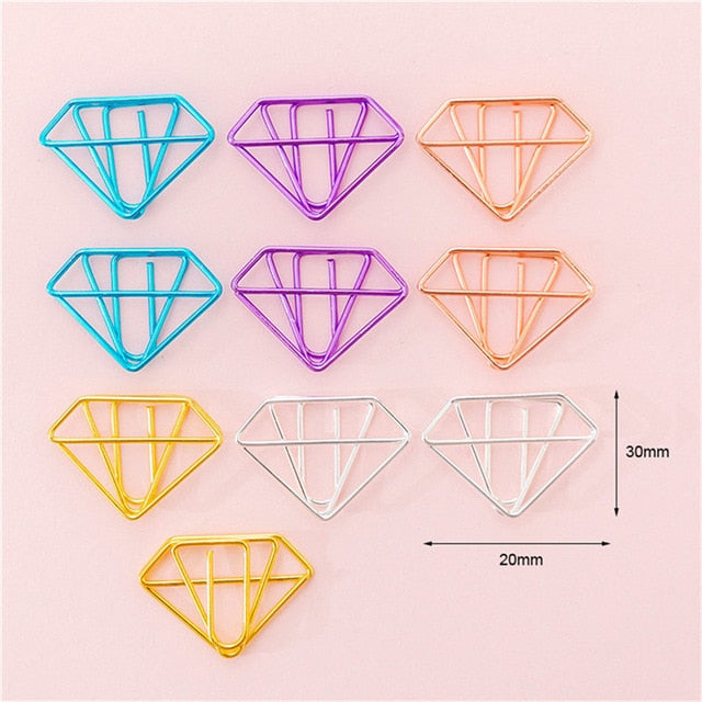 Cute Paper Clips (10 Pieces/Set)