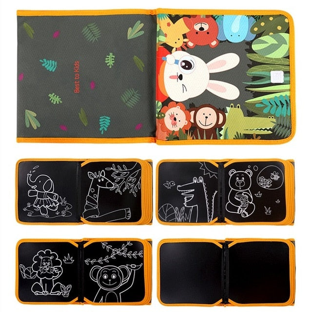 Blackboard Painting with FREE Felt Tip Pens (4 Designs)