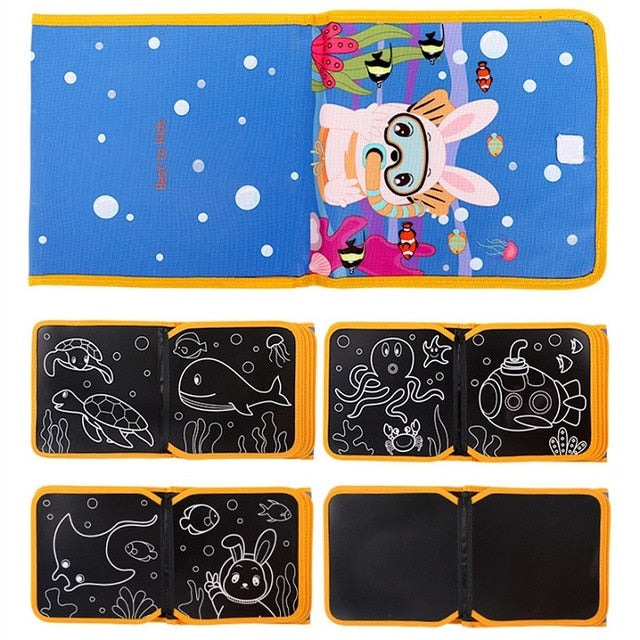 Blackboard Painting with FREE Felt Tip Pens (4 Designs)